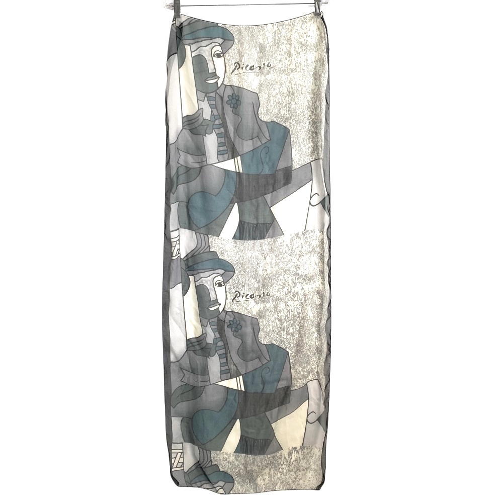 Picasso Designed Chiffon Scarf - Picture 1 of 6